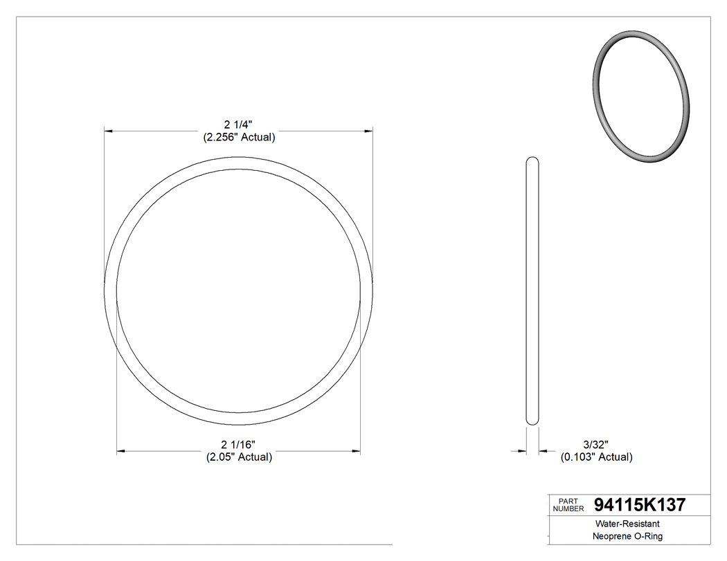 Technical drawing - 94115K137